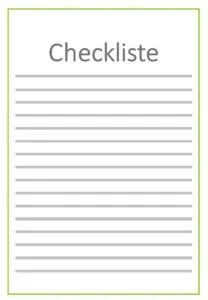 Checkliste